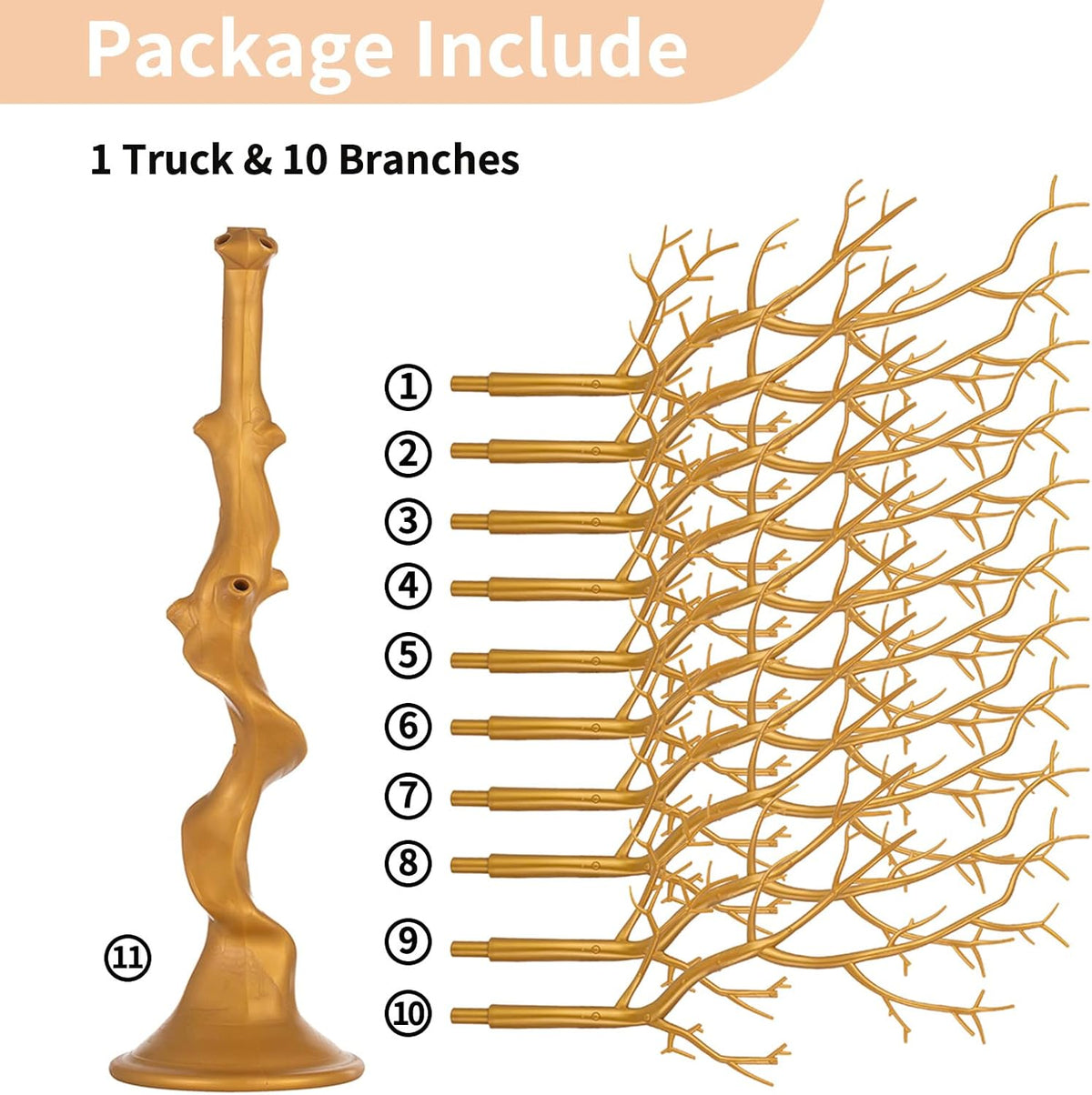 Nuptio Tree Branch Centerpieces for Weddings 30"/76cm Tall Manzanita Trees Centerpiece Tree Branches for Birthday Party Event Tabletop Decorations (1 Pc)