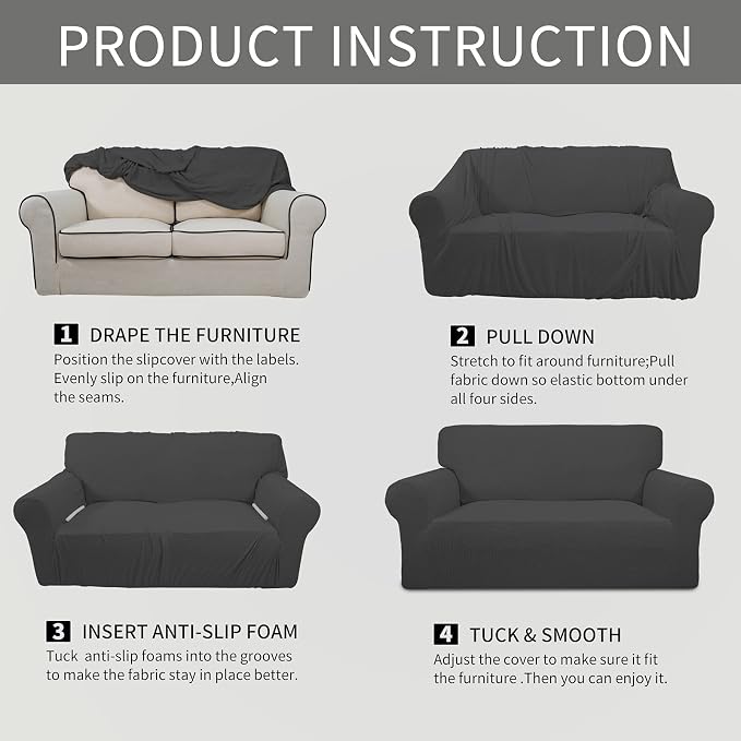 Easy-Going Stretch Oversized Chair Slipcover - Image 6