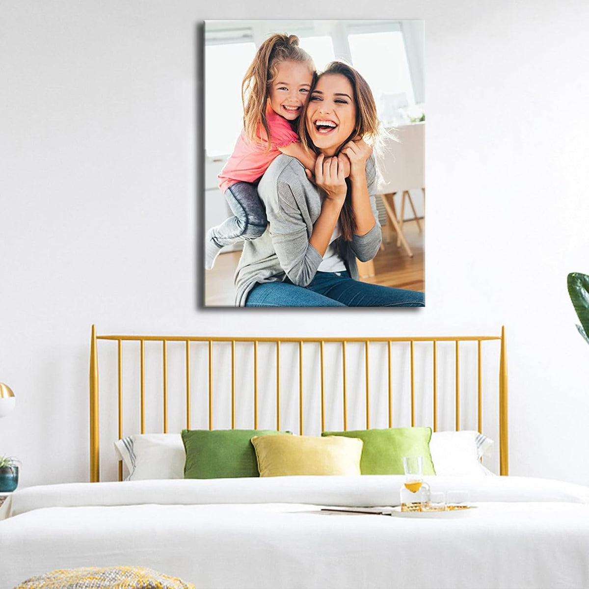 Laoife Custom Canvas Prints with Your Photos 18"x24", Custom Canvas Photo Prints, Personalized Canvas Wall Art for Office Home Bedroom Living Room Wall Decor