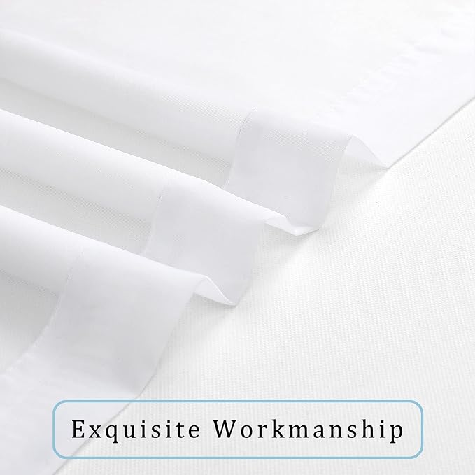 Sheer Curtains, Rod Pocket Voile Fimly Sheer Drapes - Image 4