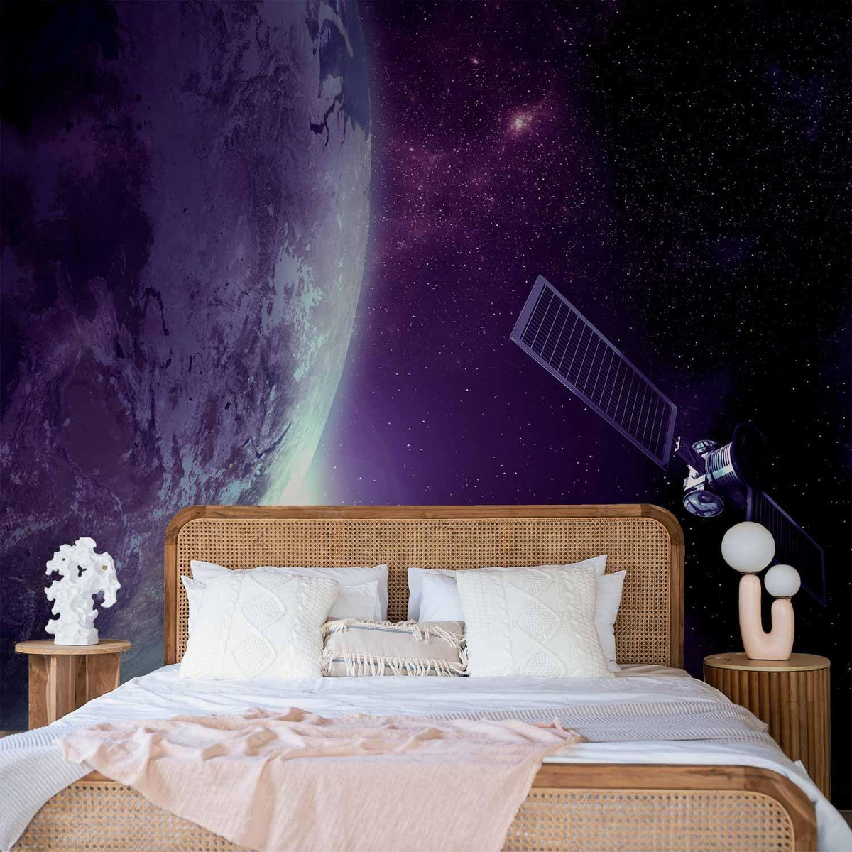 artgeist Wall Mural Cosmos Galaxy 173x124 in - Peel and Stick Self-Adhesive Wallpaper Removable Large Sticker Foil Wall Decor Print Picture Image Design n-B-0007-a-d