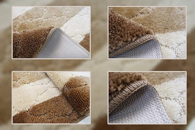 13 Ft Long Beige Kitchen Hallway Runner Rug, Non-Slip Washable 26" X 13' Rubber - Image 5