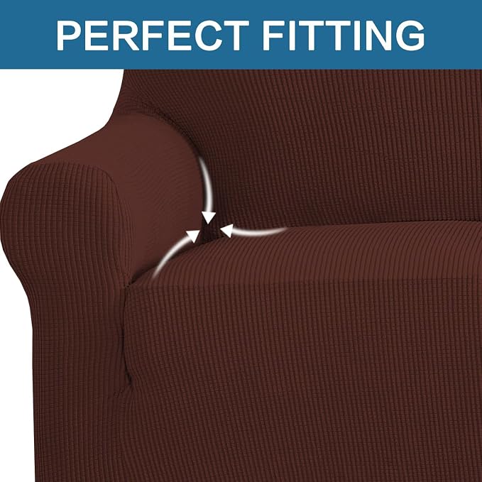 H.VERSAILTEX Stretch Chair Slipcover Sofa Cover Furniture Protector Cover High - Image 5