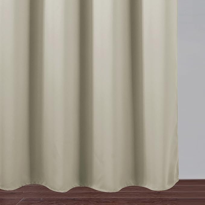 Light Beige Thermal Blackout Curtains/52 x 108 Inch/Set of 2 Panels Room - Image 9