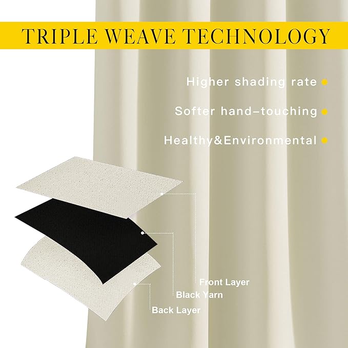 NICETOWN Half Window Curtains for Bedroom - Image 4
