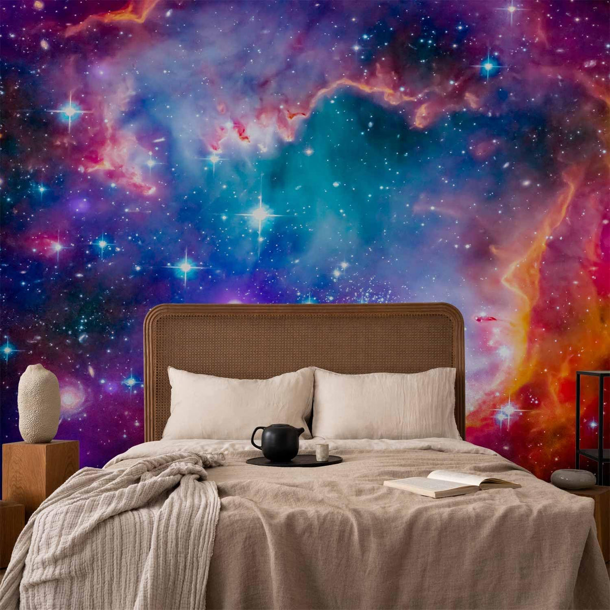 artgeist Wall Mural Abstract 118x83 in - XXL Non-Woven Wallpaper Fleece Wall Decor Photo Print Picture Image Design Abstract Cosmos Sky Star i-G-10010-a-a