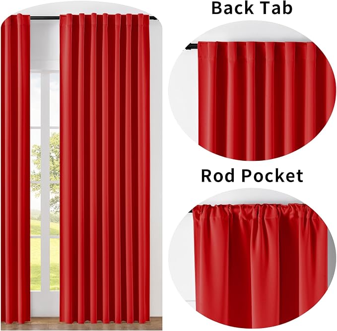 Joydeco Blackout Curtains 84 Inch Long - Image 2