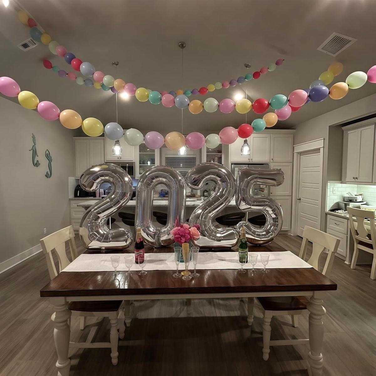 Pastel Rainbow Linking Balloons, 120PCS 6 Inch Colorful Quick Link Balloon Assorted, Multicolor Rainbow Connecting Balloons for Birthday Baby Shower Easter Independence Day Carnival Party Decorations