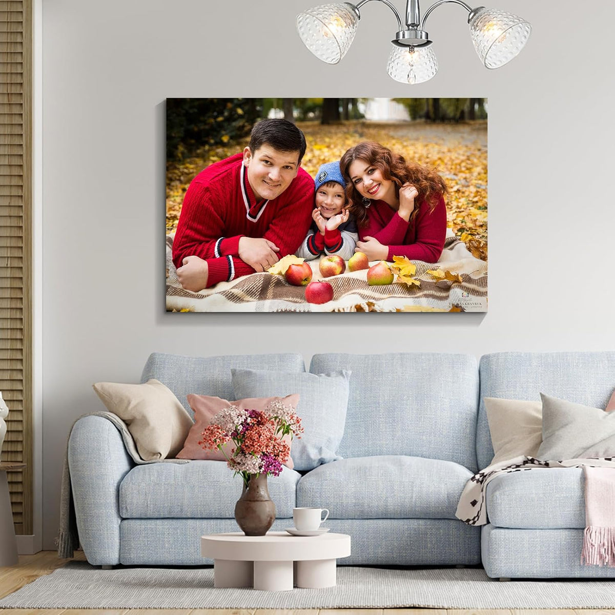 Wewejia Personalized Photo to Canvas Print 24x18 Inch, Canvas Prints With Your Photos on Custom Wall Art for Bedroom, Living Room, Wedding Baby Pet Family Picture Wall Ar