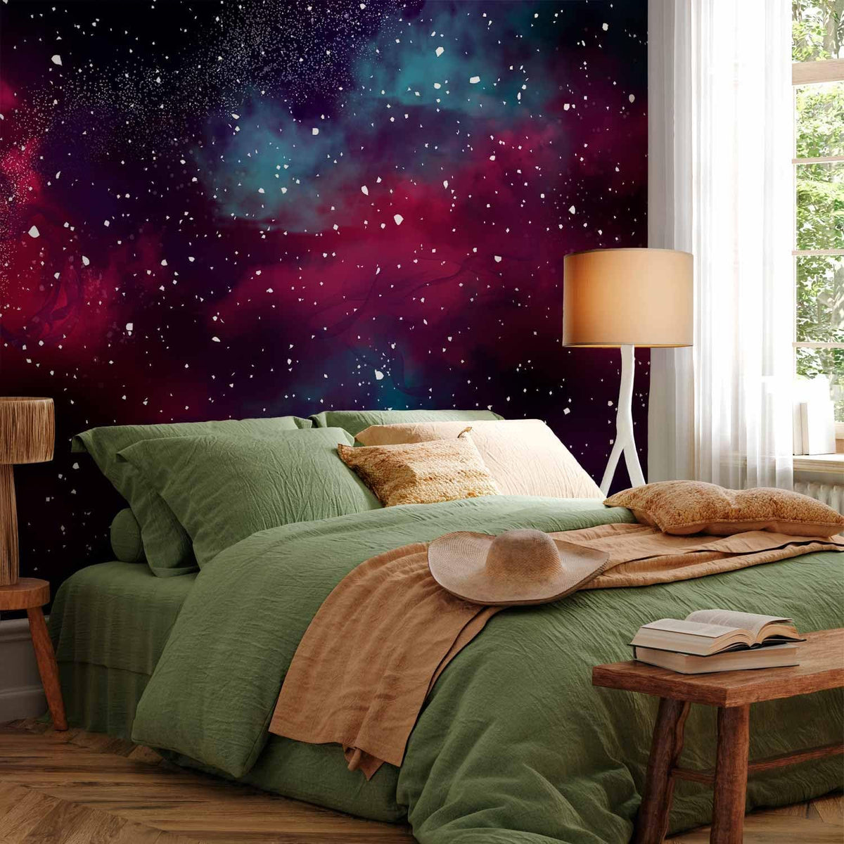 artgeist Wall Mural Space 138x101 in - Non-Woven Wallpaper Fleece Wall Decor Photo Print Picture Image Design Home Mural Galaxy Universe Cosmos Sky a-A-10326-a-a