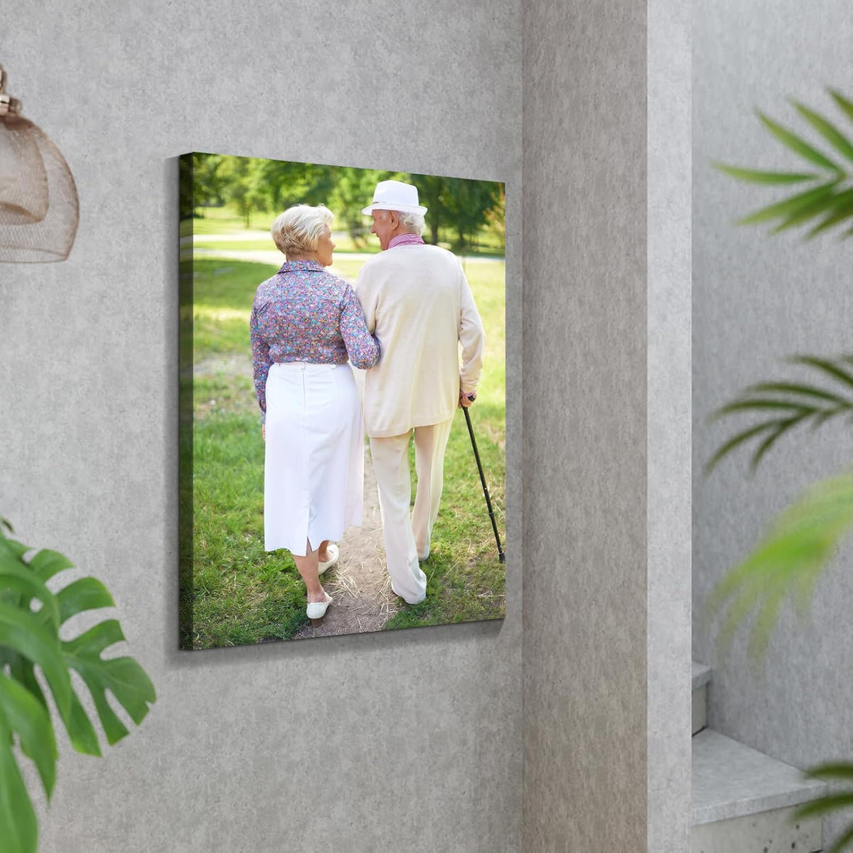Wewejia Custom Canvas Prints with Your Photos 32x48inch - Custom Personalized Canvas Photo Gifts for Family Baby Pets Home Decor