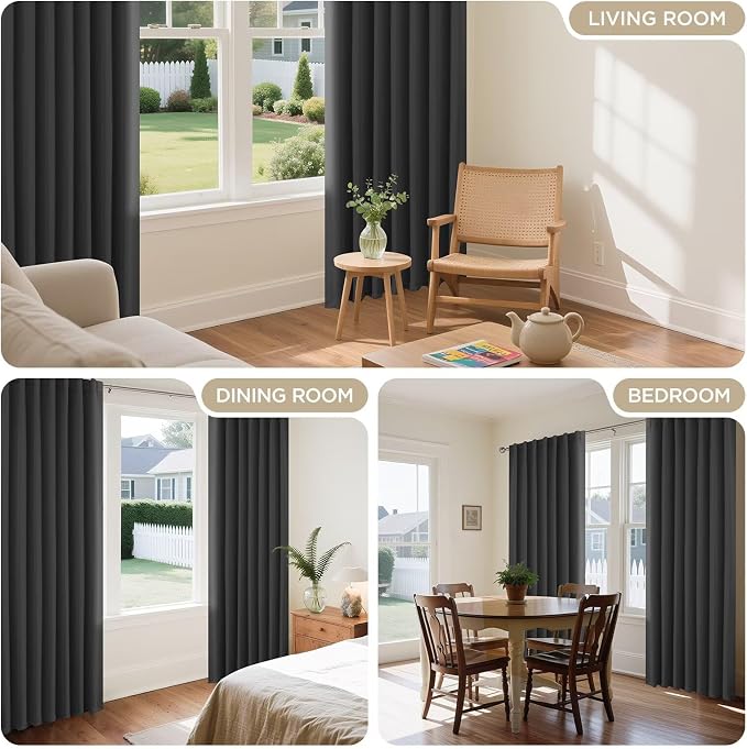 Joydeco 90 Inch Blackout Curtains - Image 7