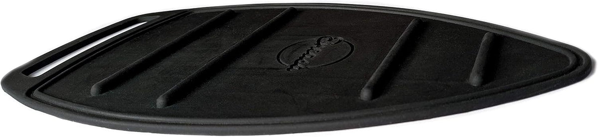 Encasa Homes Silicon Mat for Hot Iron Rest - Heat Resistant, Anti - Slip, Thicker Pad for Protecting Your Table During Ironing, Non-Burning, Machine Washable, Durable - Black