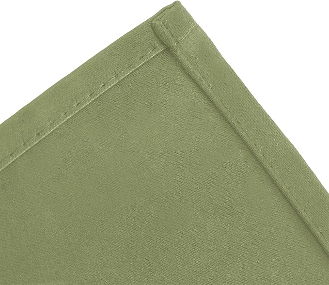 Sage Green Blackout Curtains 66 x 63 Inch Length/Set of 2 Curtain - Image 7