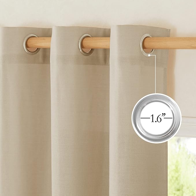 NICETOWN Thick Linen Curtains Privacy - Image 4