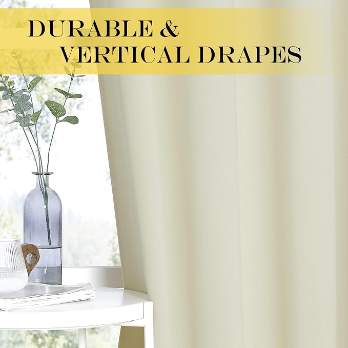 NICETOWN Blackout Sliding Door Curtains - Image 5