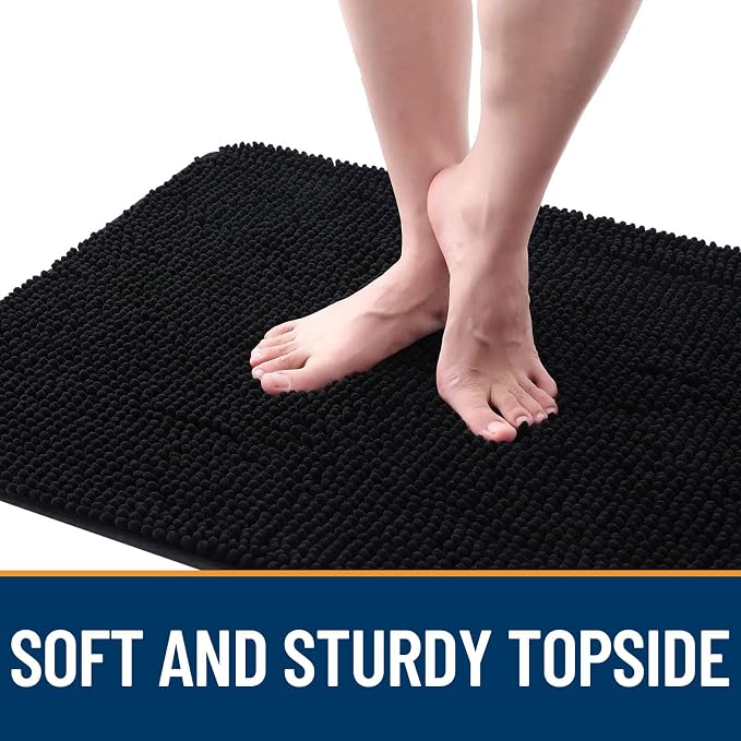 OLANLY Dog Door Mat for Muddy Paws 30x20, Super Absorbent Chenille Mud Mat | - Image 4