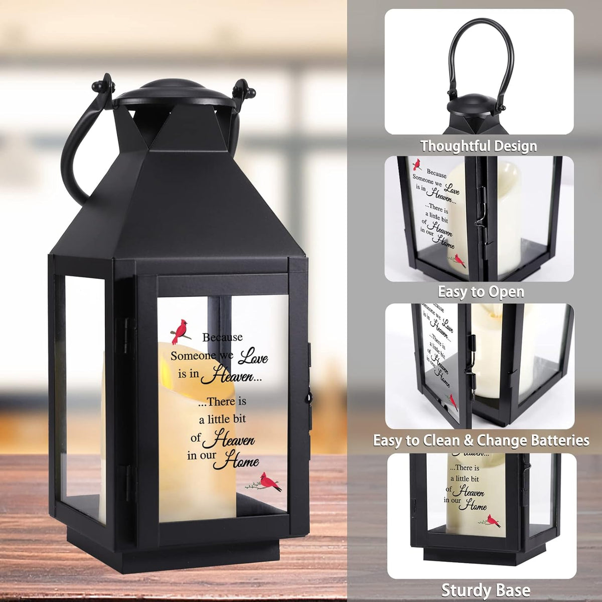 Decorative Candle Lanterns (Because Someone we Love is in Heaven)