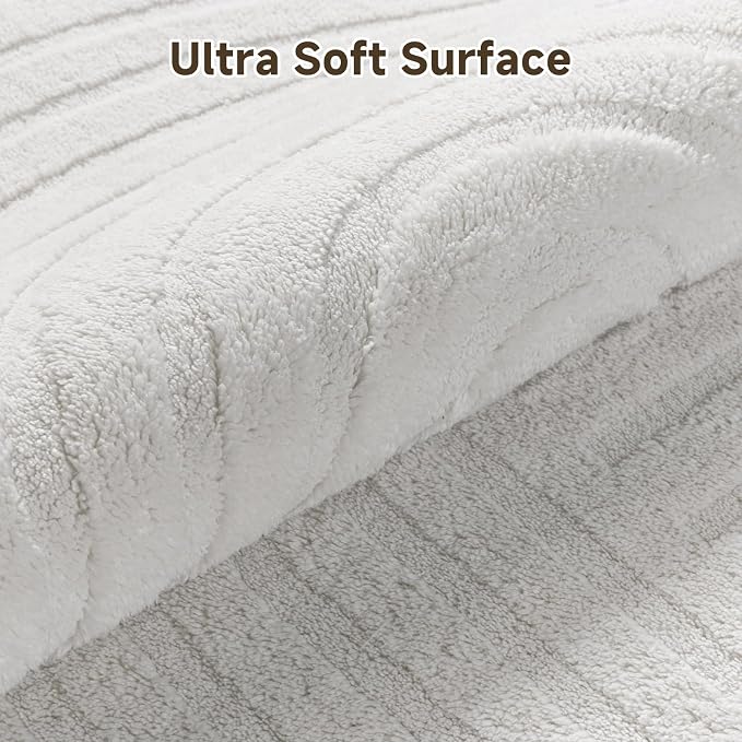Pauwer 3x5 Area Rugs for Living Room, Modern Non Slip Washable Rug, Soft Fluffy - Image 3
