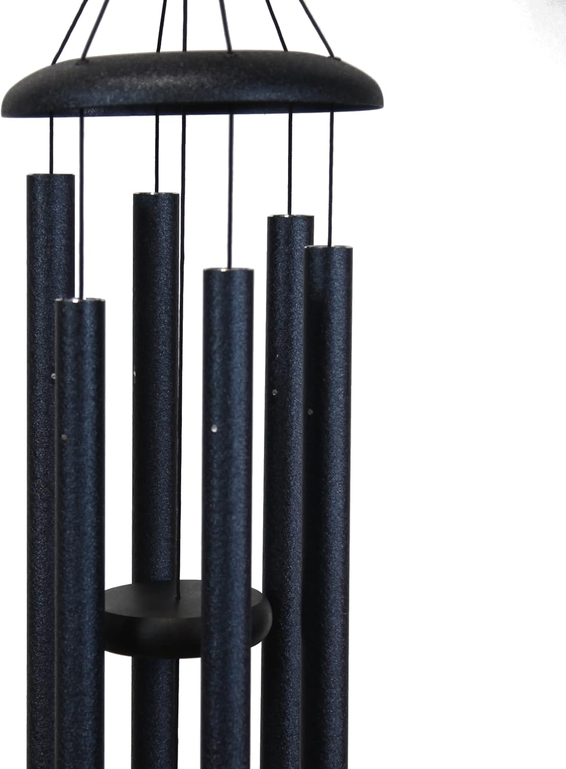 Corinthian Bells by Wind River – 30 inch Midnight Blue Wind Chime for Patio, Backyard, Garden, and Outdoor Decor (Aluminum Chime) Made in The USA