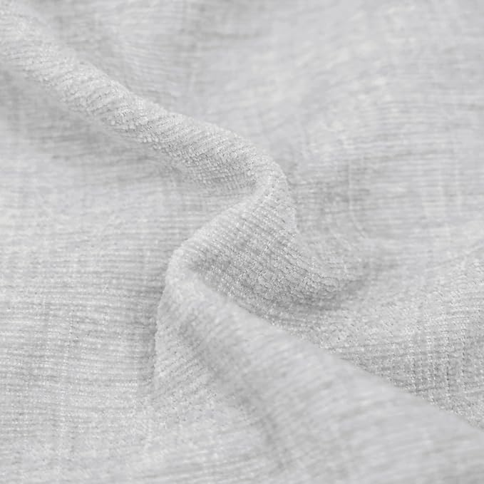 CaliTime Decorative Throw Pillow Covers 18 X 18 Inches Moonbeam Gray | Pack of 4 - Image 2