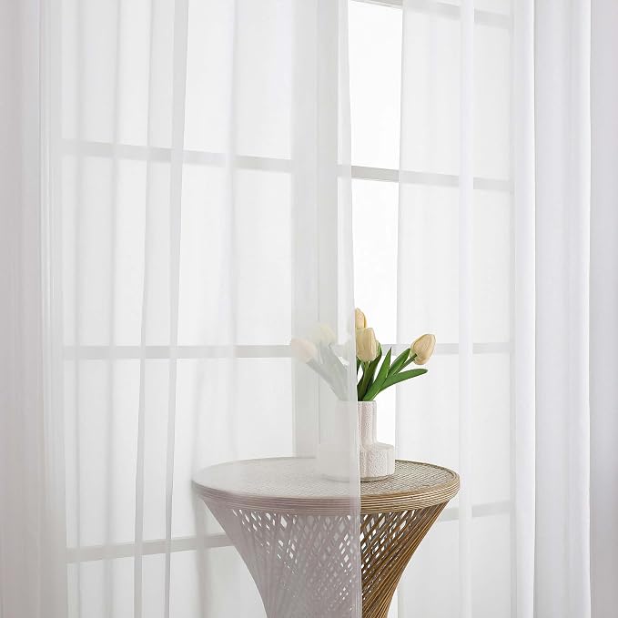 Chyhomenyc White Sheer Valances - Image 8