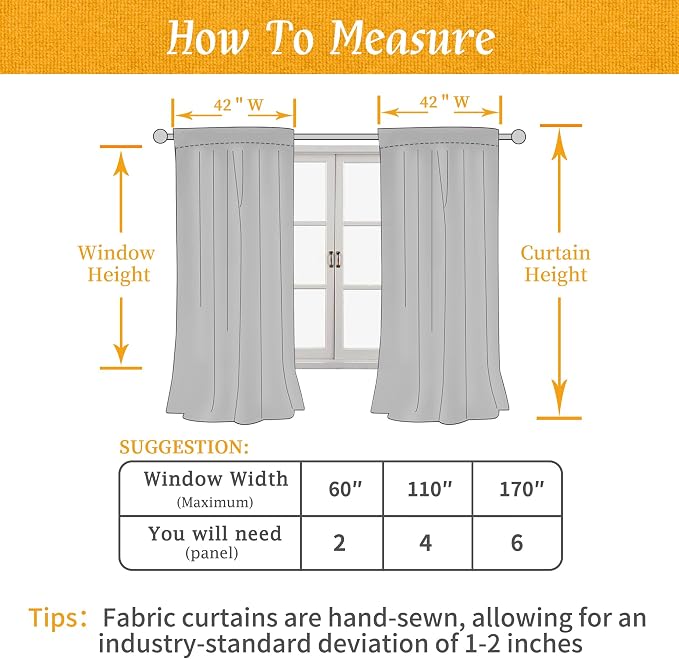 Short Linen Curtains 45 Inches Long - Image 8