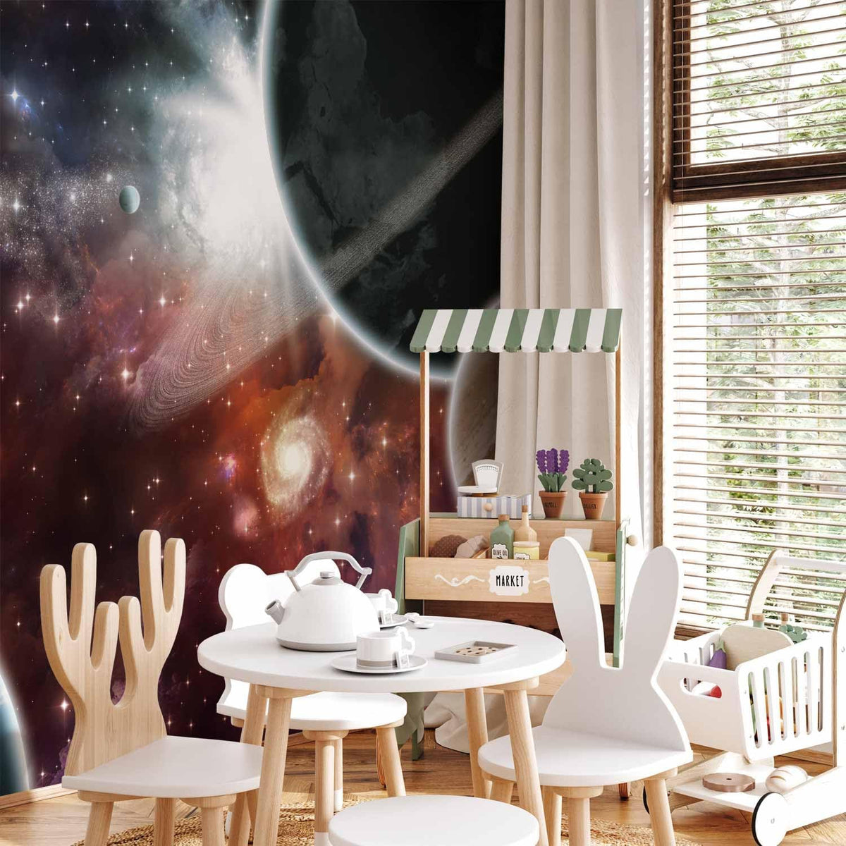 artgeist Wall Mural Cosmos Galaxy 138x101 in - XXL Non-Woven Wallpaper Fleece Wall Decor Photo Print Picture Image Design Home 10110905-32