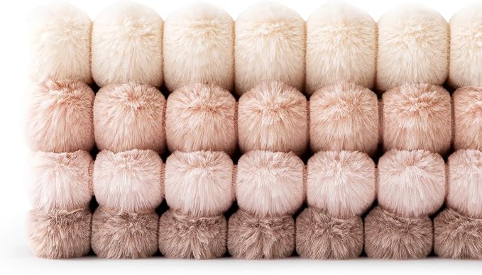 MIULEE Faux Fur Plush Decorative Throw Pillow Covers 18x18, Soft Cute Romantic - Image 7