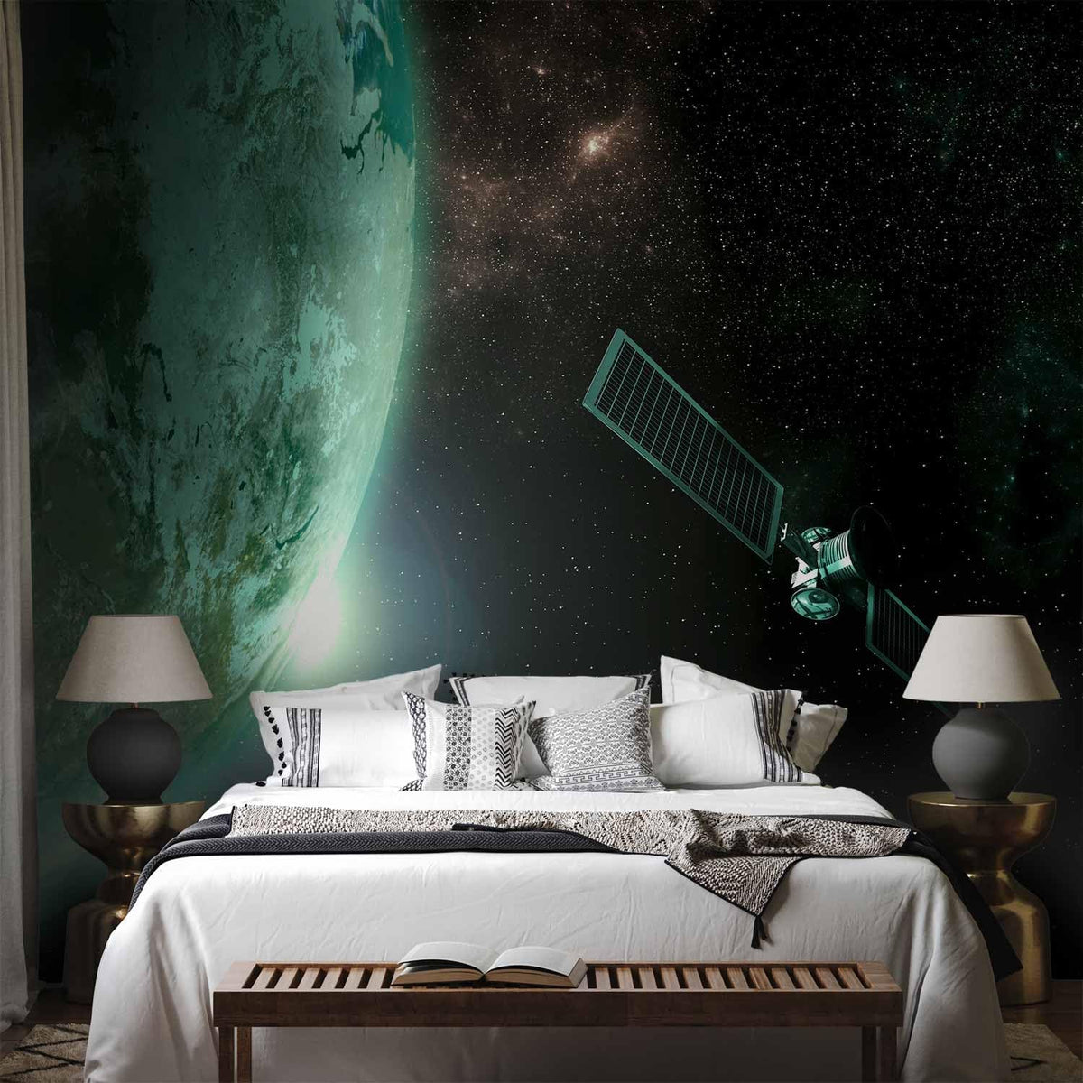 artgeist Premium Wall Mural Cosmos Galaxy 118x83 in - XXL Non-Woven Wallpaper Fleece Wall Decor Photo Print Picture Image Design Home n-B-0007-a-b