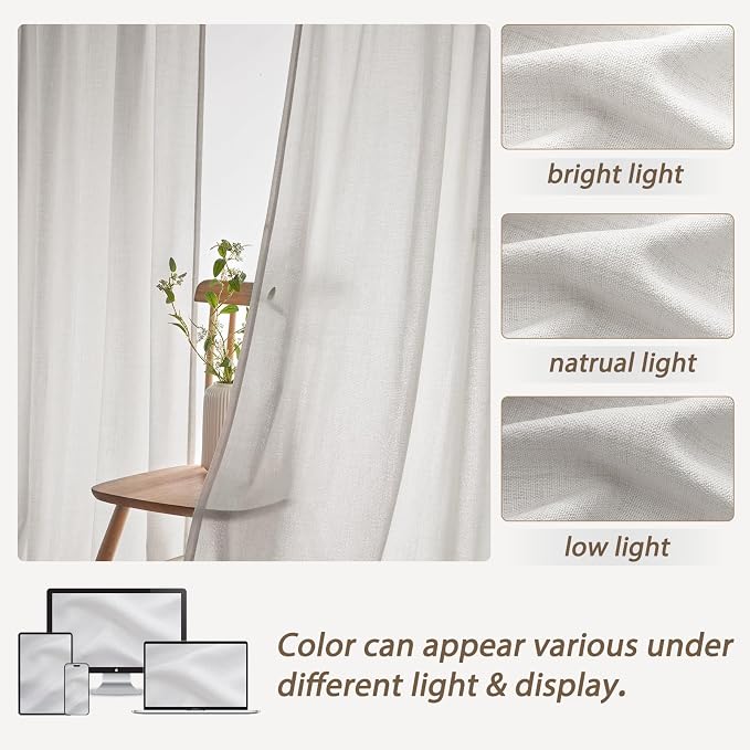 Memory Trained Pinch Pleat 60 Inch Wide Room Divider Curtains 102 Inches Long - Image 4