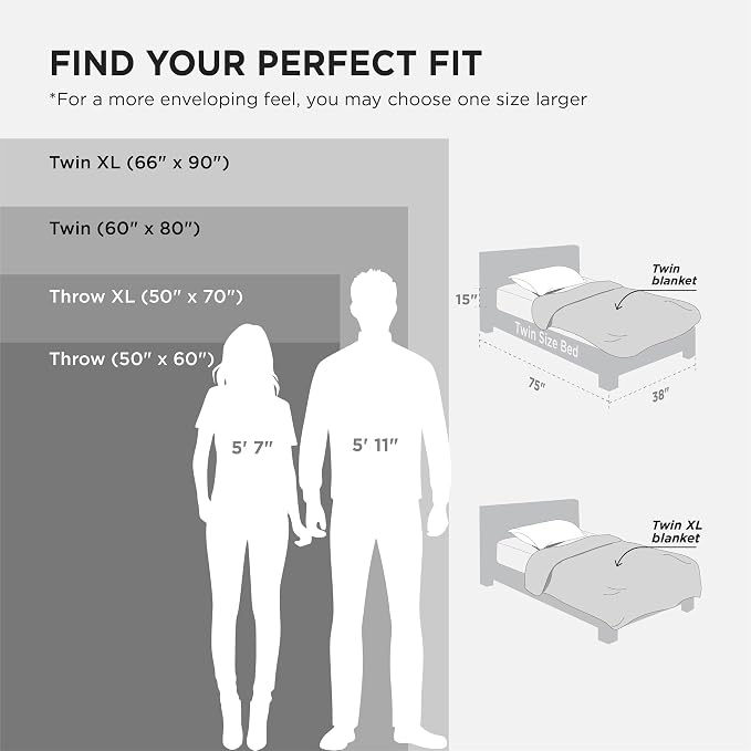 Bedsure Soft Twin XL Blanket for Bed Dorm Grey 66"x90" | Birthday Gifts for - Image 6