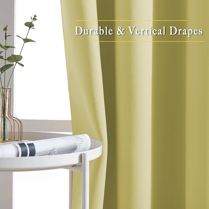 NICETOWN Room Darkening Curtain Panels Grommet - Image 5