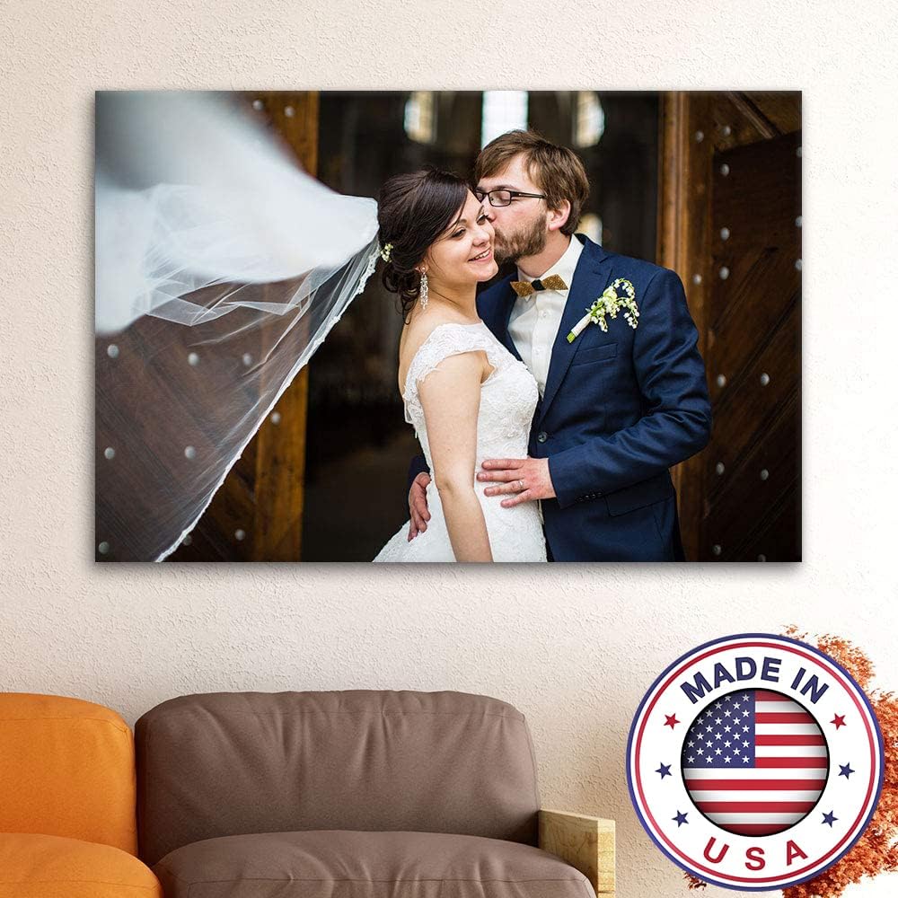 wall26 Personalized Photo to Canvas Print Wall Art - Custom Your Photo On Canvas Wall Art - Digitally Printed (16" x 24")