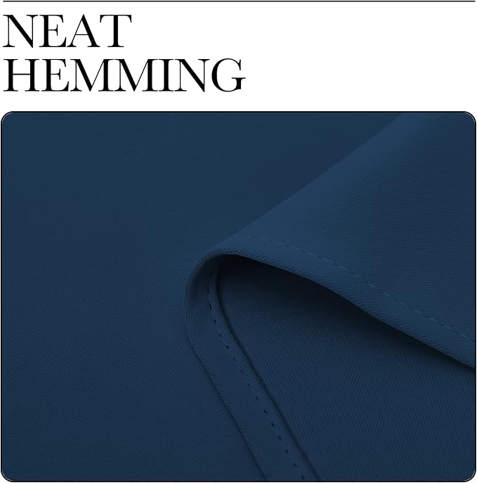 NICETOWN Moroccan Blue Room Darkening Curtains - Image 7