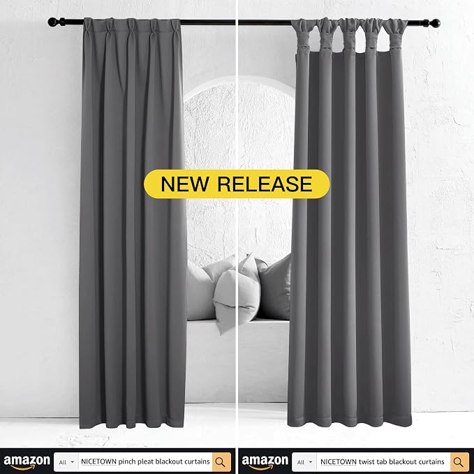 NICETOWN Blackout Curtains for Bedroom - Image 2
