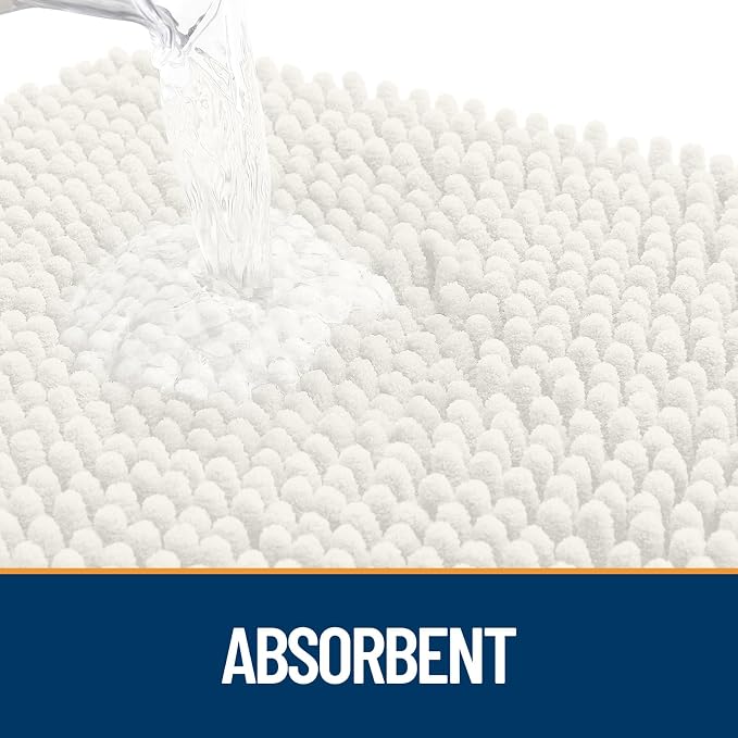OLANLY Dog Door Mat for Muddy Paws 34x21, Super Absorbent Chenille Mud Mat | - Image 3