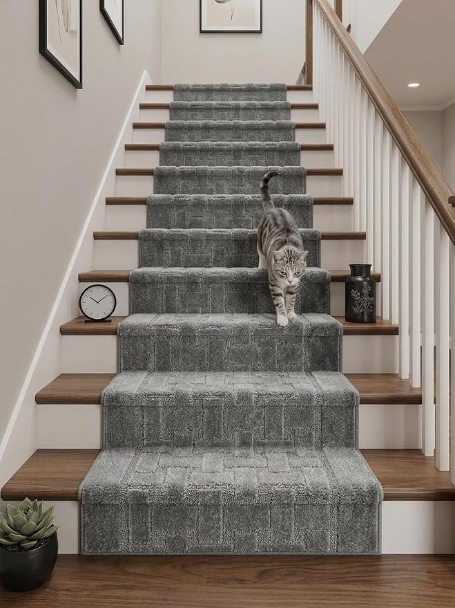 Runner Rug 17 ft, Extra Long Non-Slip Washable Rug, Rubber Backing, Rolled in - Image 8