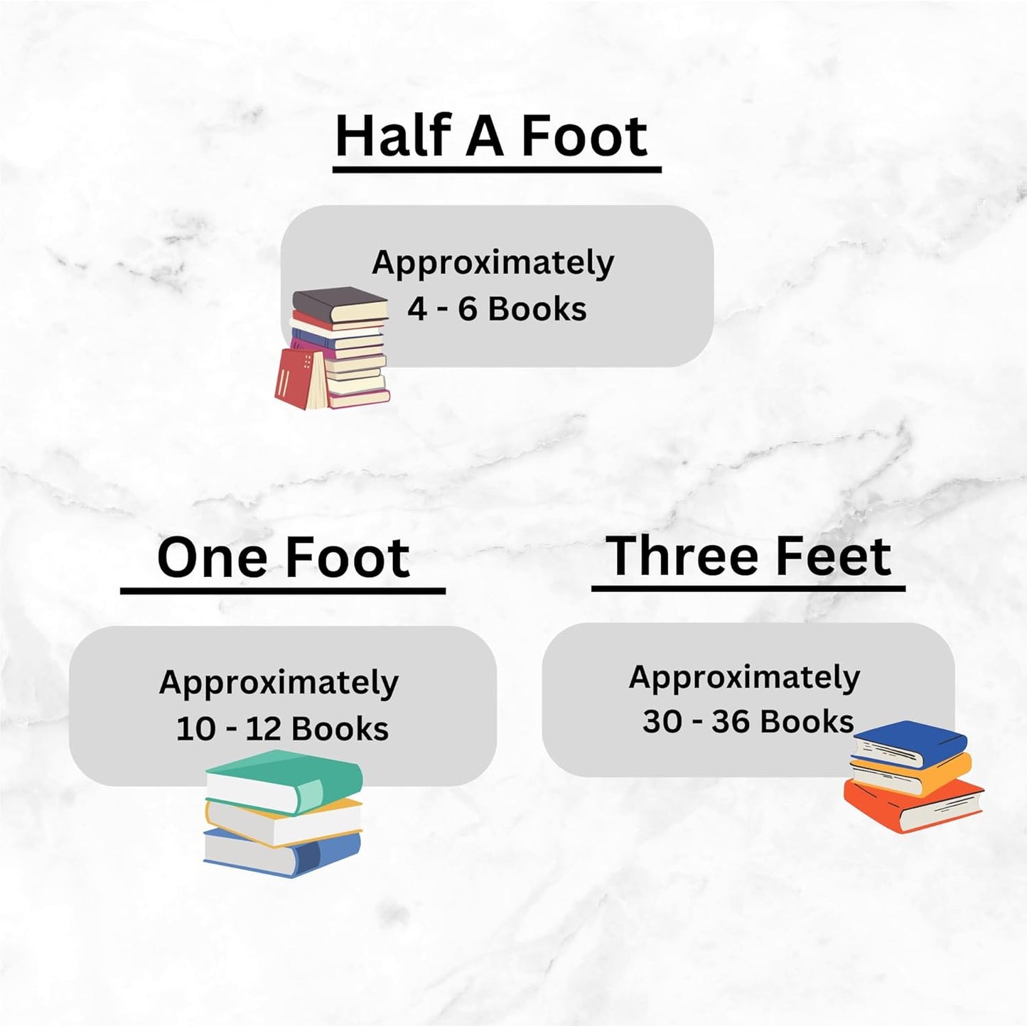 Curated Decorative Books Hardcover Décor Books for Home Décor, Choose Color, Interior Design, Office, Wedding Display, Instant Library, or Staging (One Foot, White/Creme)