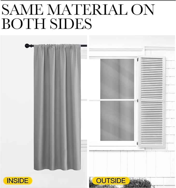 NICETOWN Kitchen Window Curtains 63 Long - Image 6