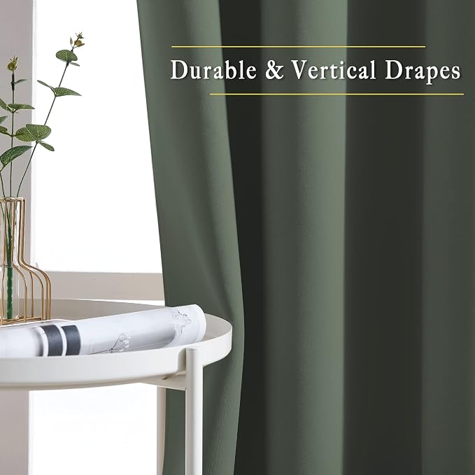 NICETOWN Blackout Curtains 45 inch Long - Image 4