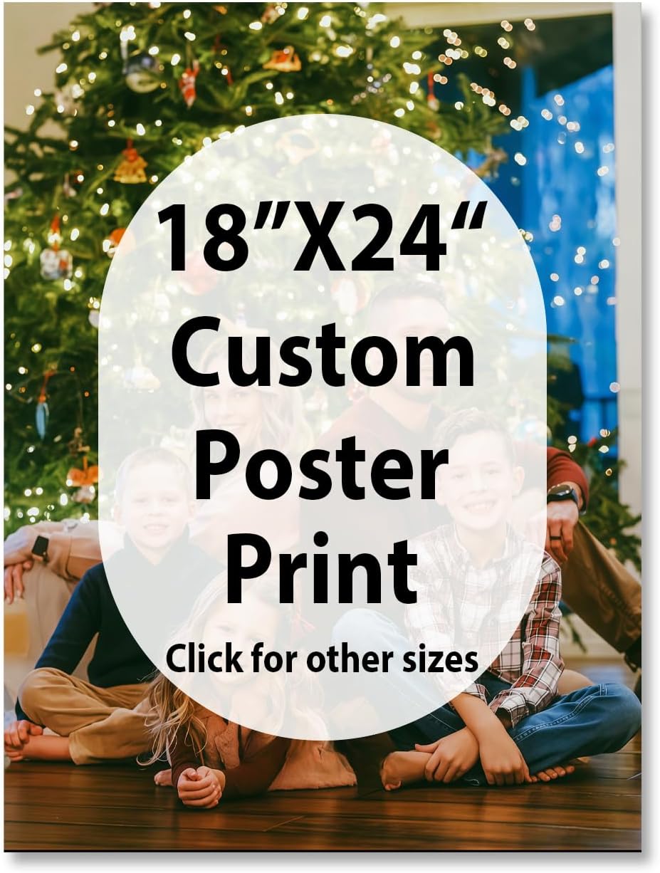 Canvas Prints With Your Photos, Custom Poster On Canvas (Unframed 18x24) Transform Your Photos Into Stunning Framed Wall Art Digitally Printed Photo To Canvas Ideal For Home Decor Gifts Keepsakes