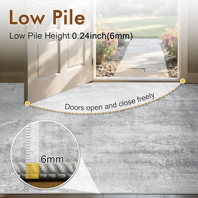 6x9 Ft Large Area Rugs for Living Room, Soft Non-Slip Washable Rugs Modern - Image 7