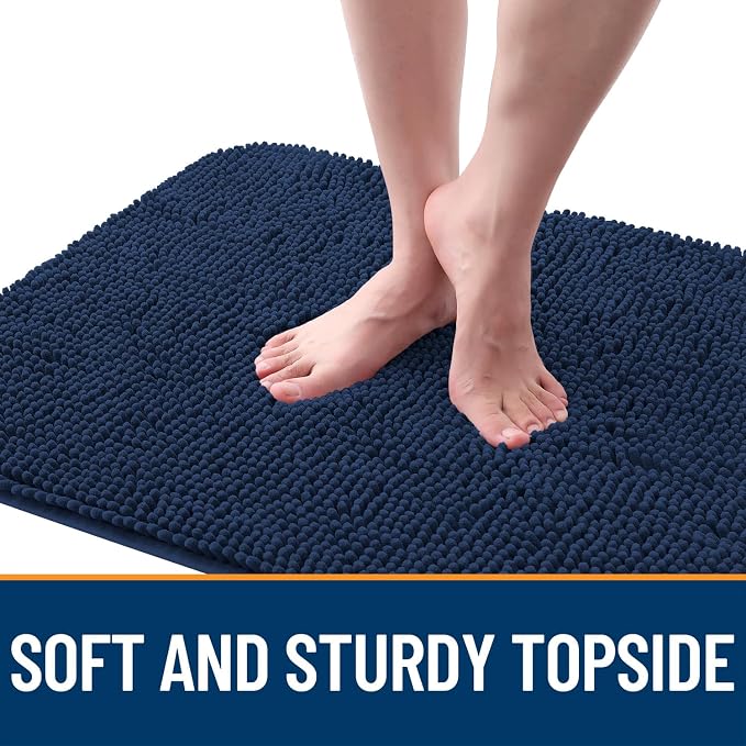 OLANLY Dog Door Mat for Muddy Paws 47x24, Super Absorbent Chenille Mud Mat | - Image 4