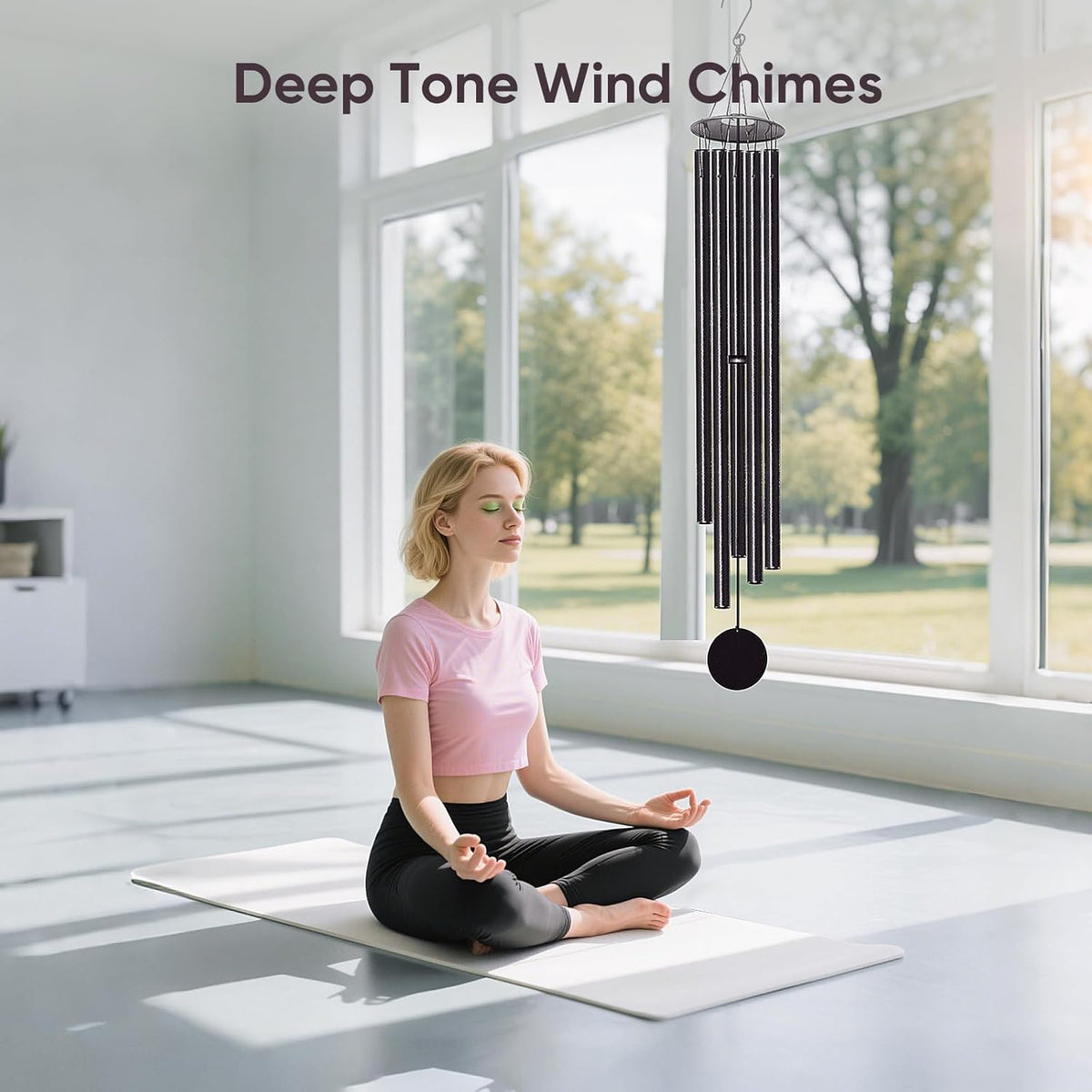 Large Wind Chimes for Outside Deep Tone, 65" Deep Tone Wind Chimes for Outside Porch Garden Patio Balcony Memorial Room Decor, Memorial Sympathy Gift for Loss of Loved One