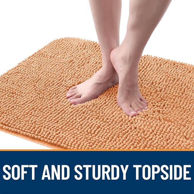 OLANLY Dog Door Mat for Muddy Paws 44x24, Super Absorbent Chenille Mud Mat | - Image 4