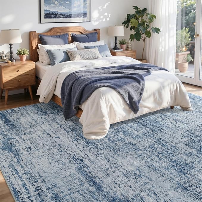 5x7 Ft Area Rugs for Living Room, Soft Non-Slip Washable Rugs Modern Abstract - Image 4