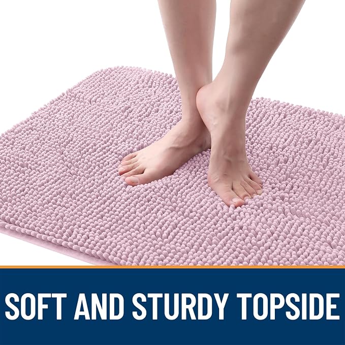 OLANLY Dog Door Mat for Muddy Paws 59x20, Super Absorbent Chenille Mud Mat | - Image 4
