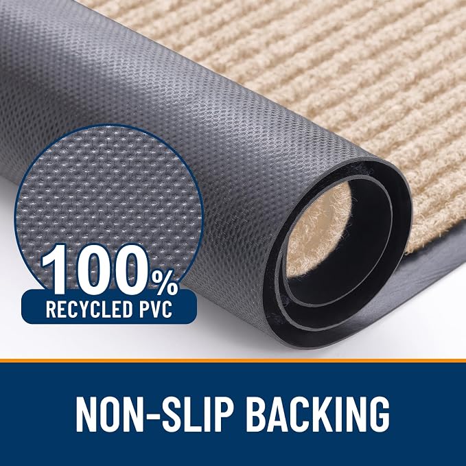 OLANLY Front Door Mat 59x23, Waterproof Heavy-Duty Indoor Outdoor Doormat | - Image 3