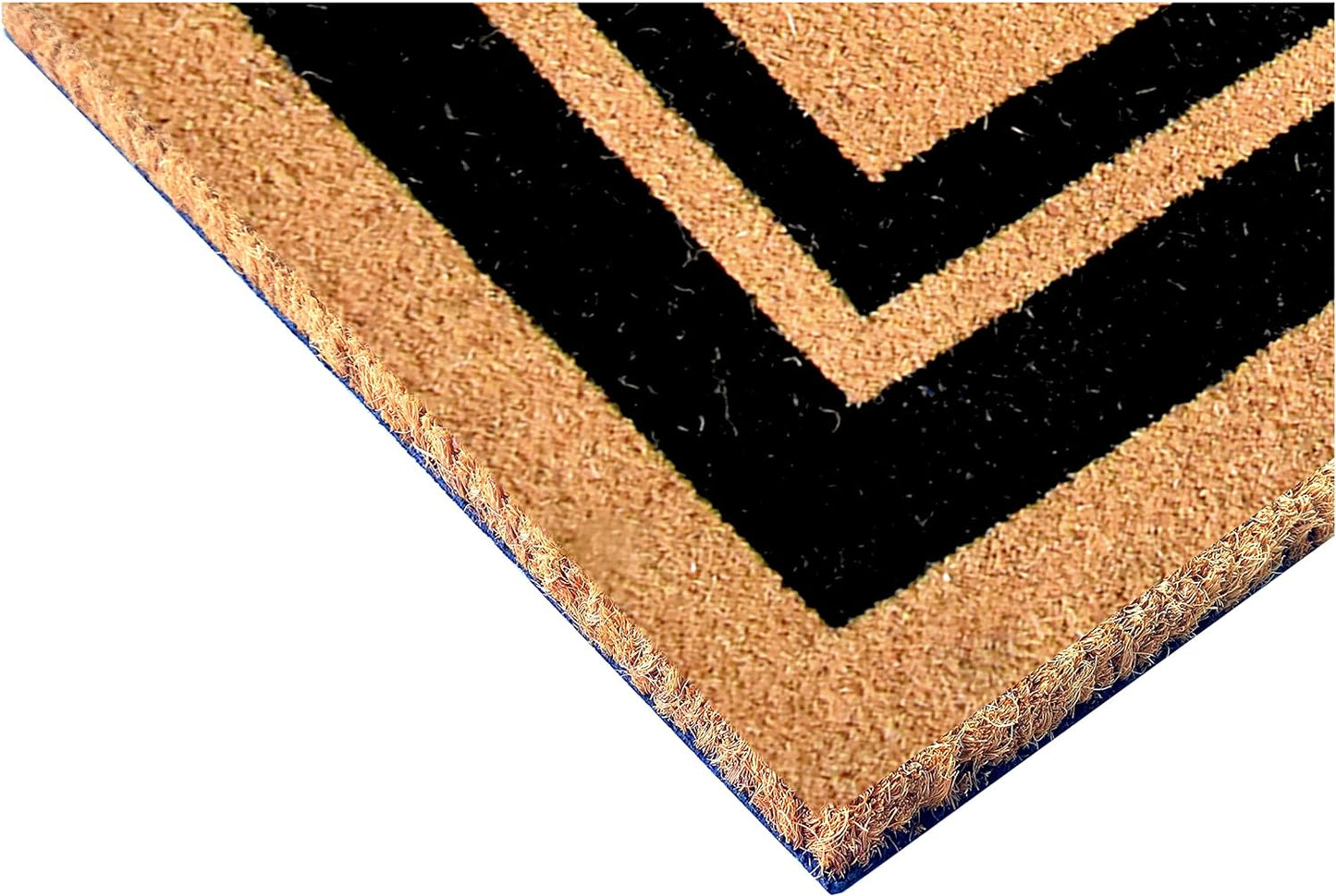 Calloway Mills 152963672J Black Border 36" x 72" Monogram Doormat Letter (J)